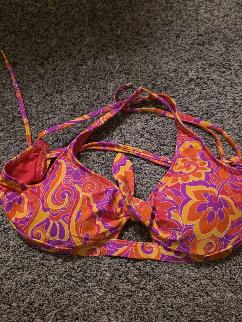 NWT Brandi Braletti Bikini Top Pele